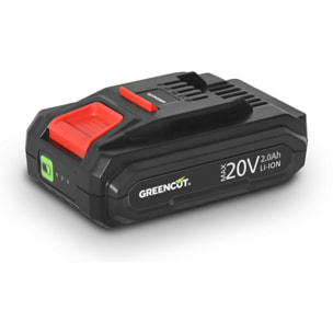 Batería de litio de 2.0Ah para herramientas jardín Greencut BTD2020L