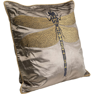 Coussin libellule marron Kare Design