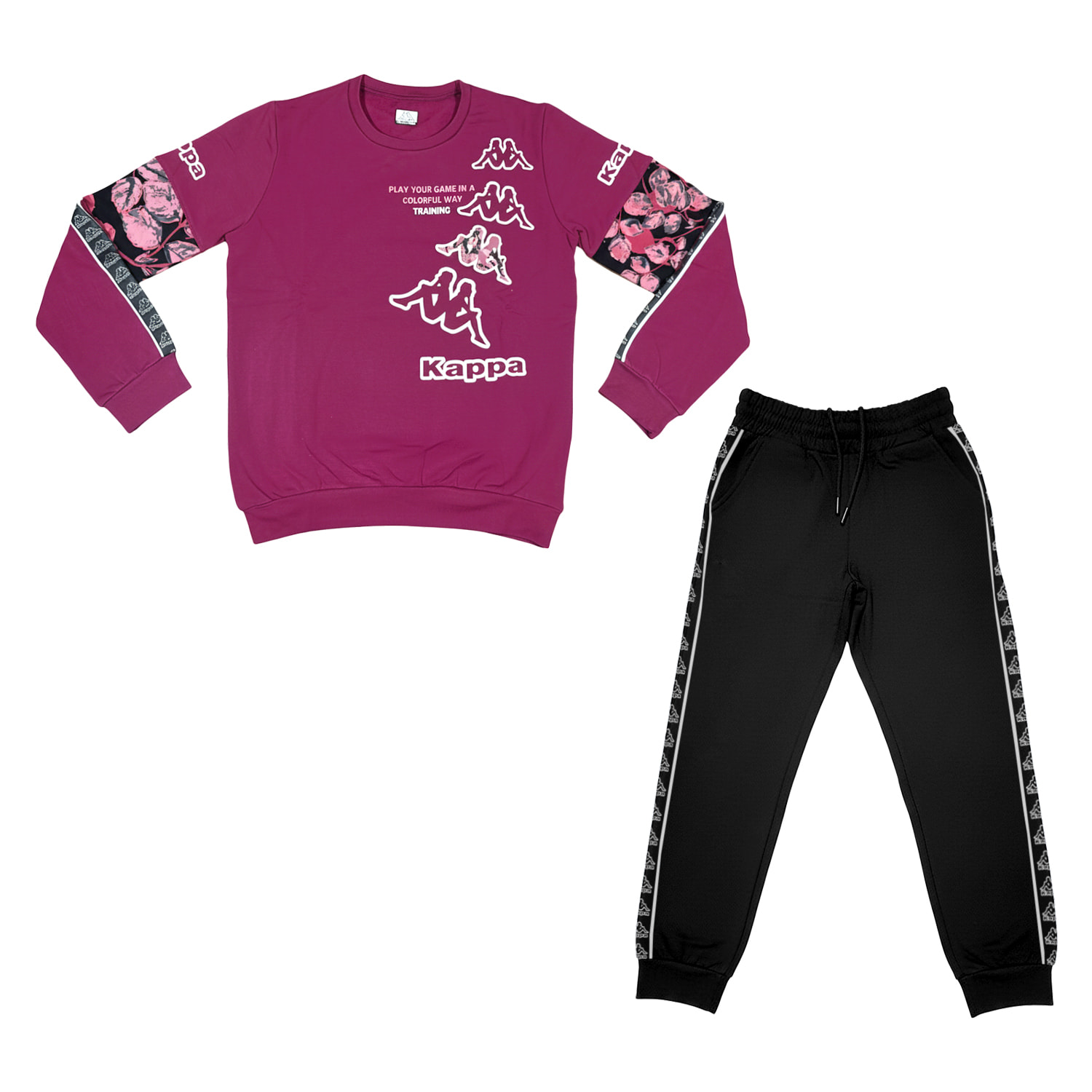 Tuta Ragazza KAPPA 8 - 16 Anni Cotone Felpato