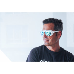 Gafas de sol OCEAN MAUI - montura blanca / lentes Revo azules