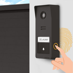 Pack visiophone Wave 3 sans fil, connecté et son répéteur de signal (portée jusqu'à 700 m)