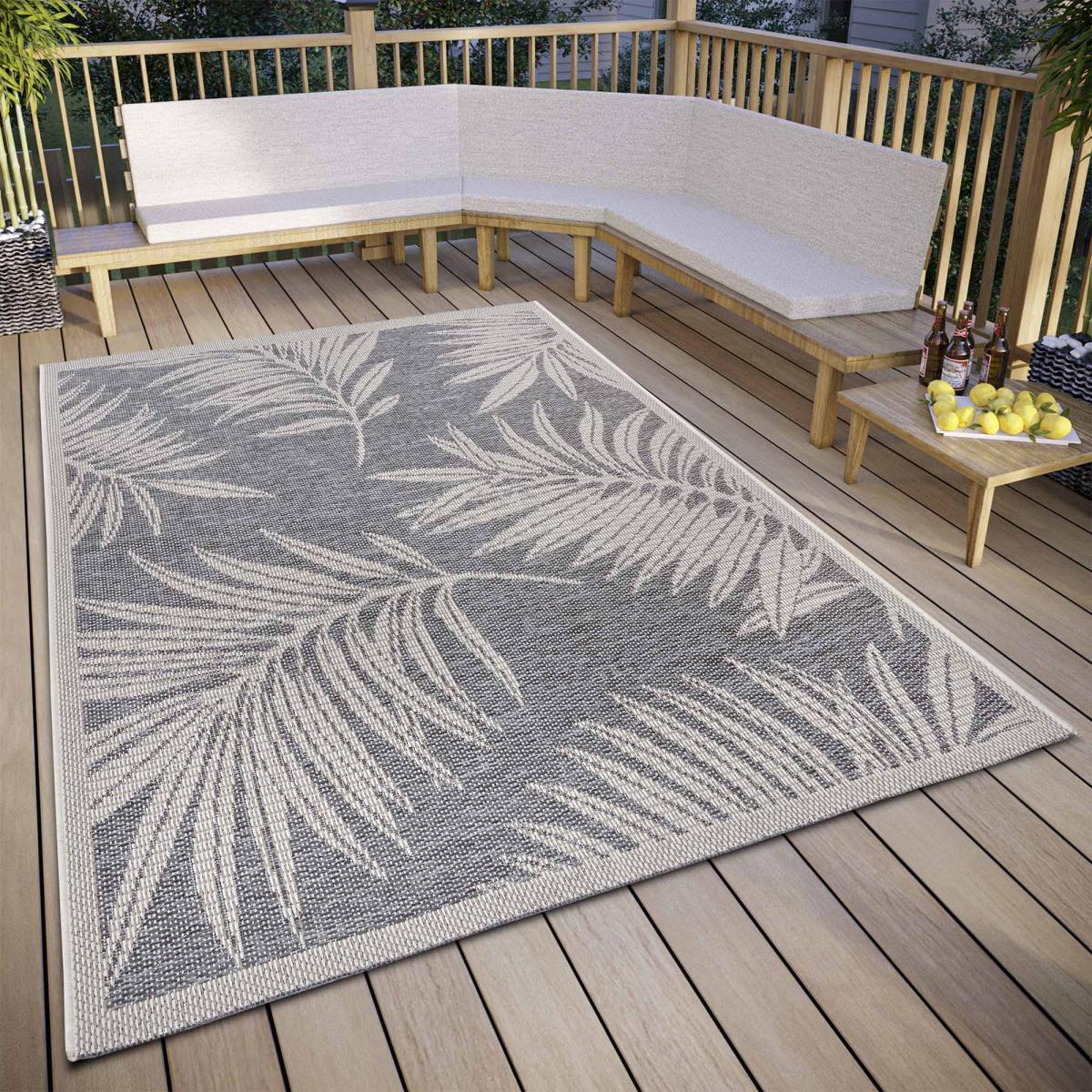 Tapis exterieur kilim nature floral, originalité artisanale ory