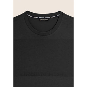 T-shirt Regular con Stampa Urban Tech