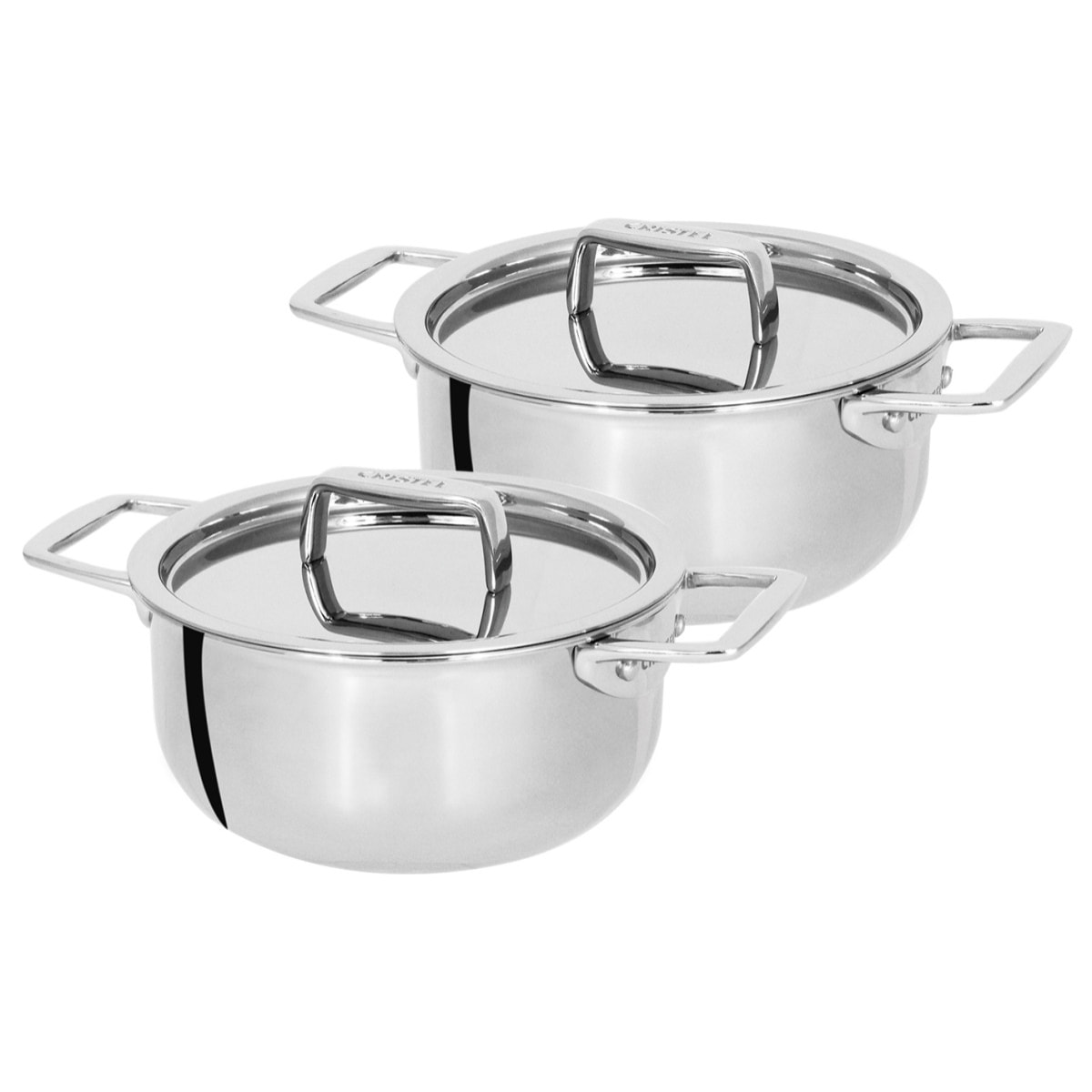 Cristel - Coffret de deux minis faitouts « tête à tête »