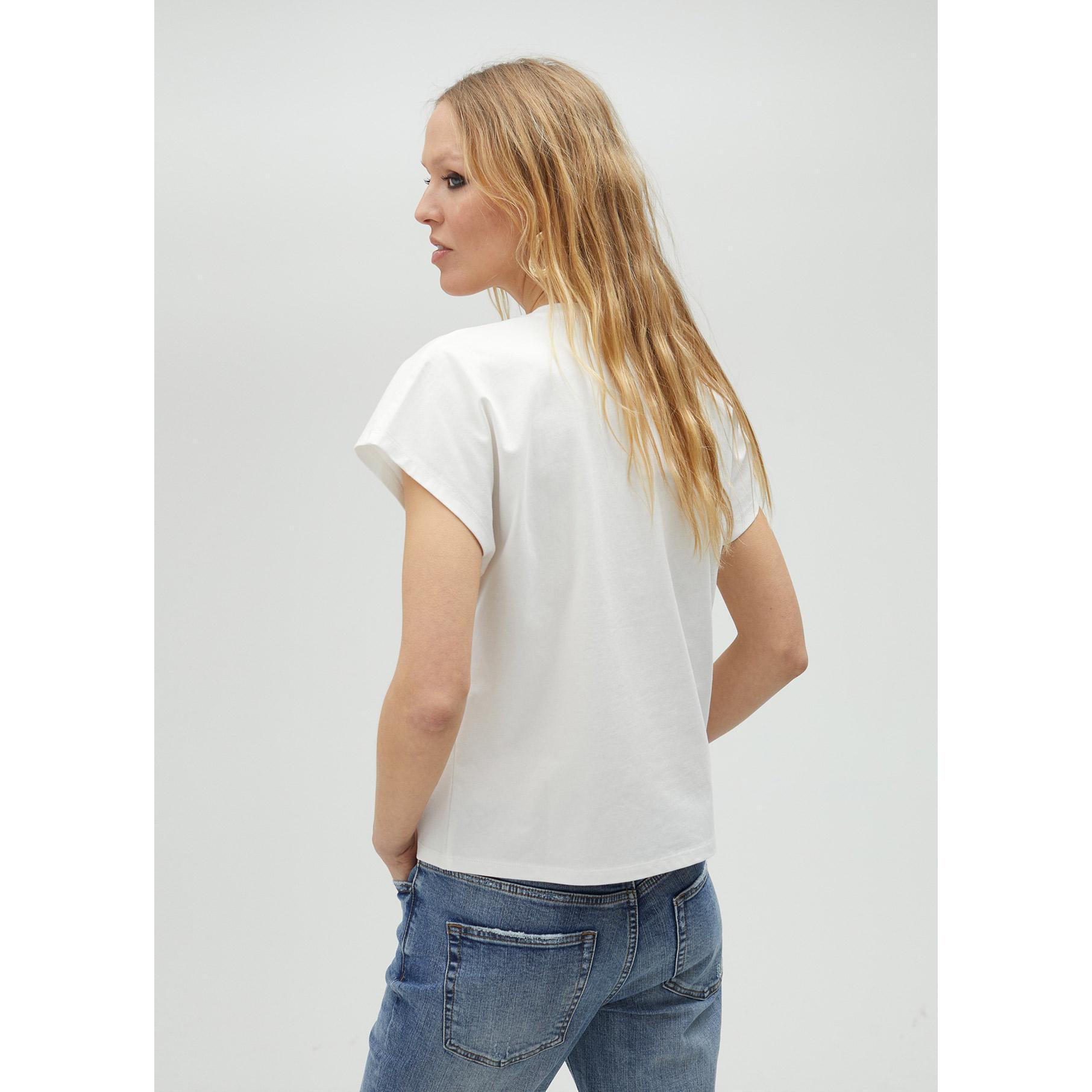 Maglietta bianca stampa tigre