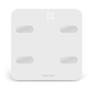 PRIXTON Báscula de Baño Bluetooth 13 Funciones