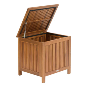 Coffre de rangement 100L beige acacia