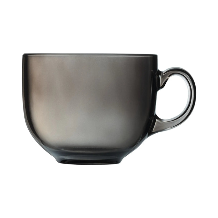 6 tasses Jumbo 50cl grises Alba - Luminarc