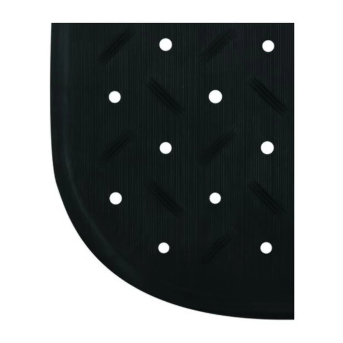 Tapis Fond de douche antidérapant Caoutchouc CLASS 54x54cm Noir MSV