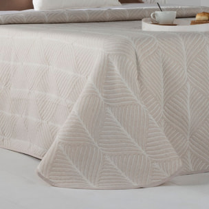 COLCHA JACQUARD NIVARA BEIGE
