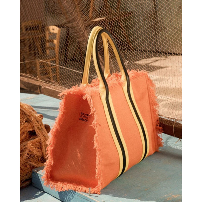 Pompea x Silvian Heach borsa in canvas