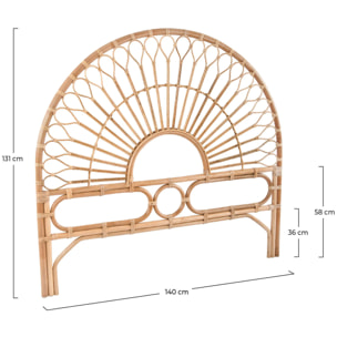 Tête de lit 140 cm en rotin - Bahia