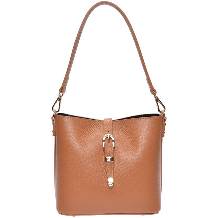 Borsa a mano Anna Luchini Cammello