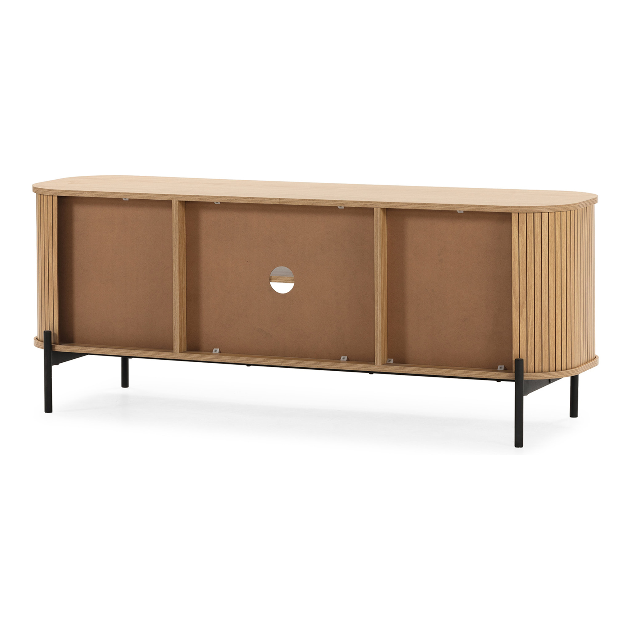 Mueble Tv Mónaco 2 puertas efecto Roble