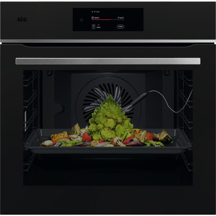 AEG Horno multifunción Serie 7000 MealAssist con Display CookSmart Touch 4,3 '', con WiFi TE8PB731AT