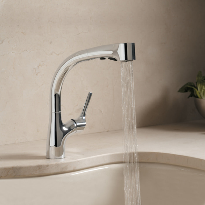 Robinet de cuisine avec douchette Elate