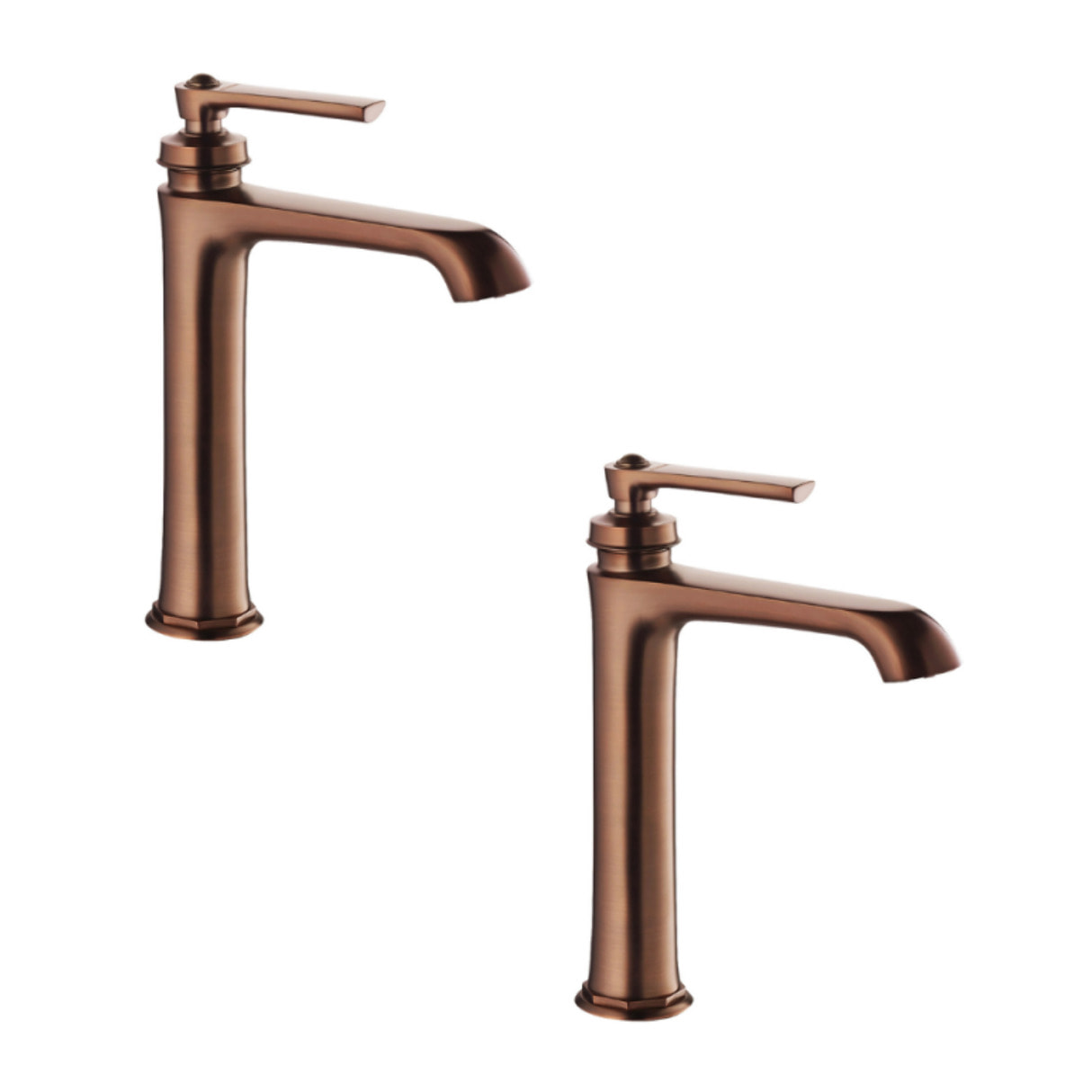 Lot de 2 robinets lavabo haut Paini Lady's 180 Auburn