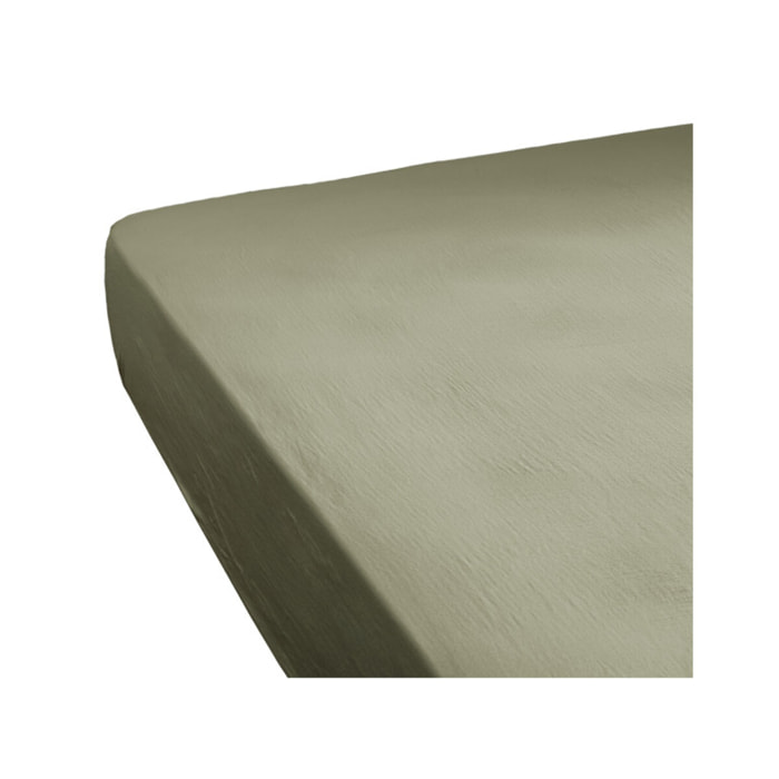 Drap housse 90x190 en gaze de coton bonnet 30 cm - GAIA