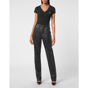 PHILIPP PLEIN Pantalones largos de cuero