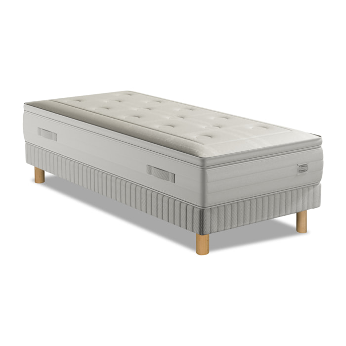 Ensemble REFLEXION matelas H33 Hybride, ferme, sommier