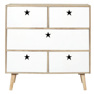 COMMODE LIKE A STAR BLANC M1