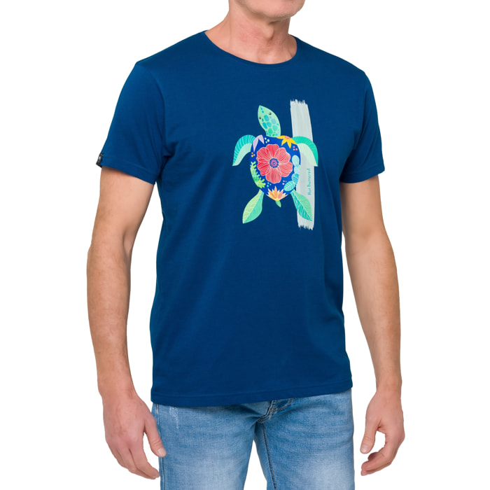 Camiseta de algodón 150 gr Hot Buttered Rebel azul