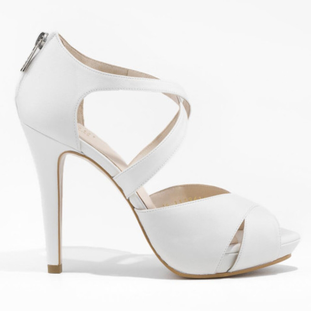 SANDALIAS DE NOVIA BLANCAS GOYA