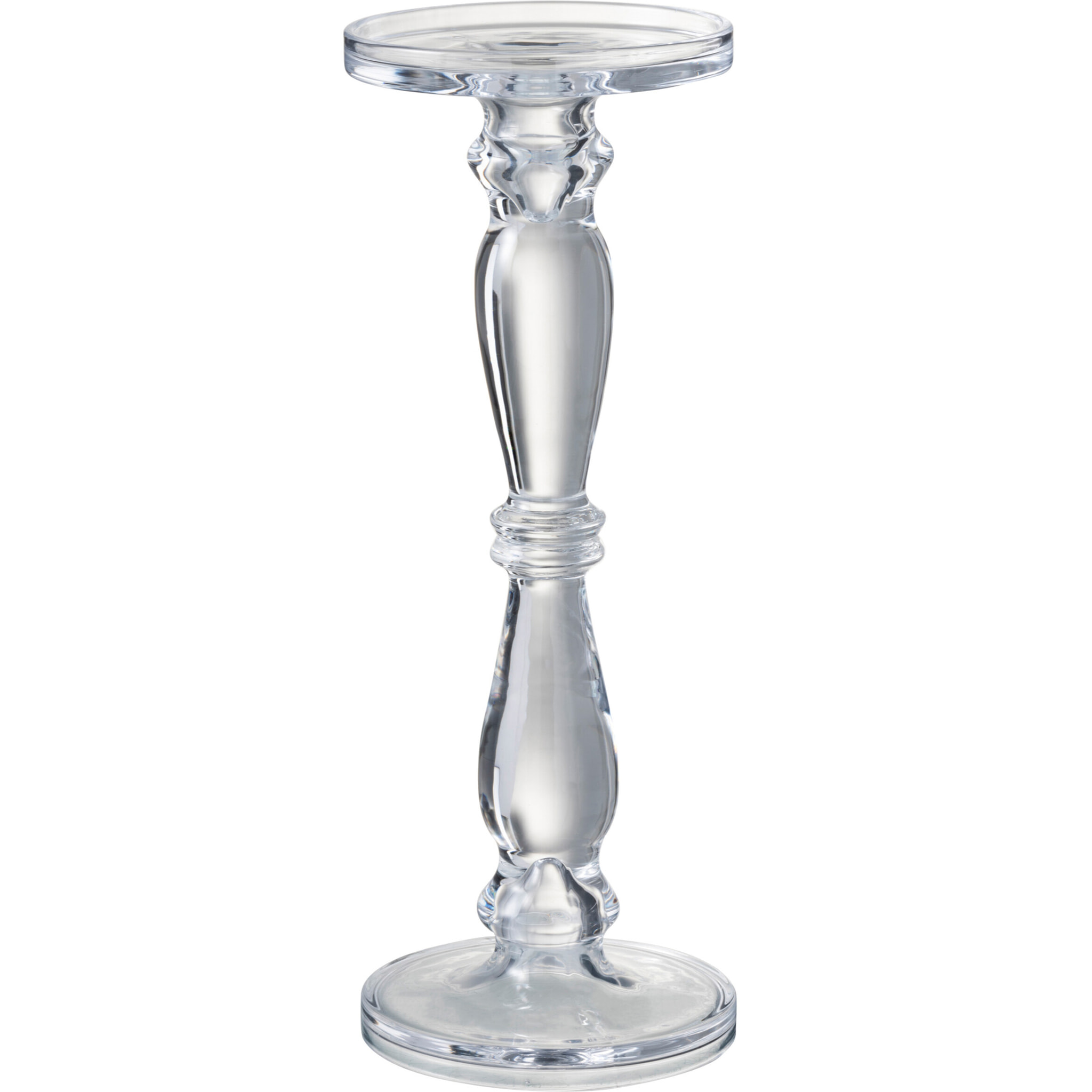 J-Line chandelier/bougeoir Leti - verre - transparent - large