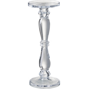 J-Line chandelier/bougeoir Leti - verre - transparent - large