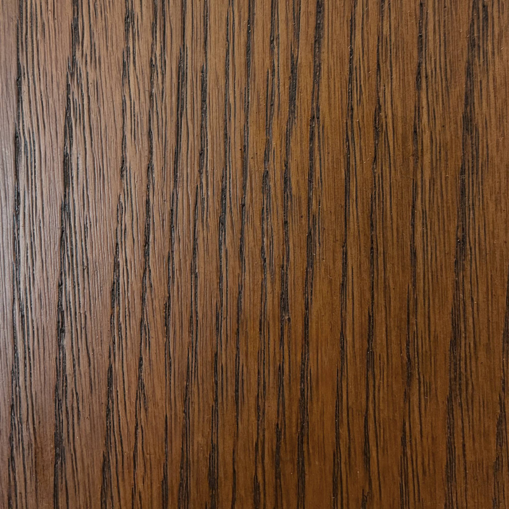 Table à manger rectangulaire extensible bois d'hévéa et placage chêne 6-8 places LINA