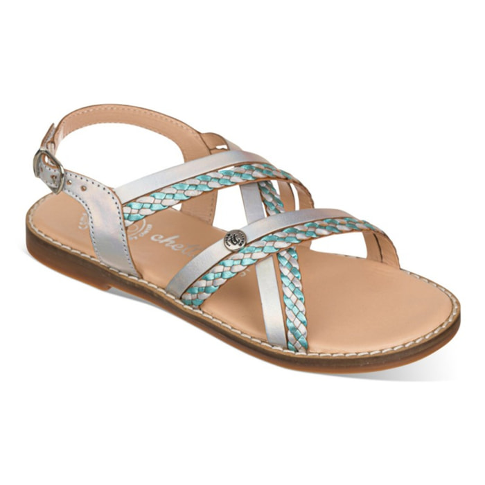 Sandalia flexible velcro