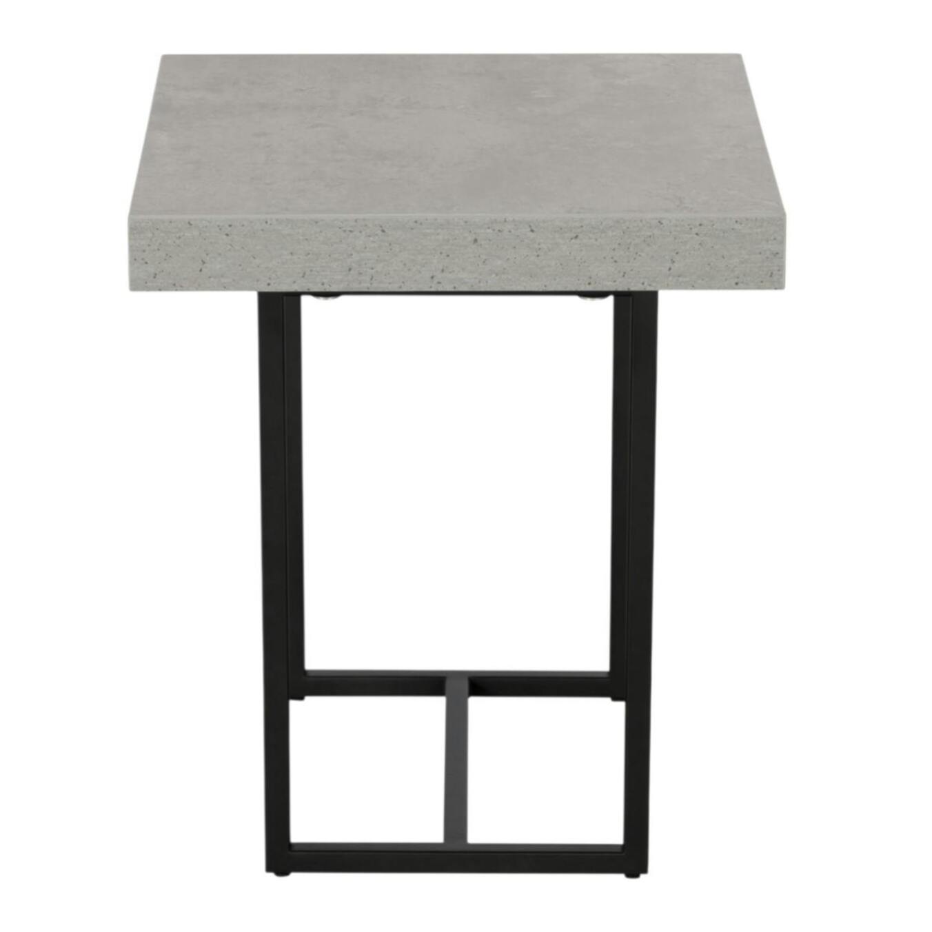 Bout de canapé design aspect béton KINGSTON