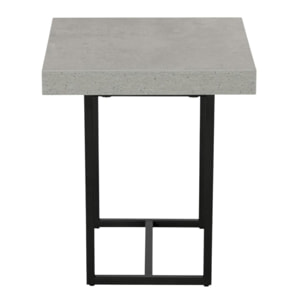 Bout de canapé design aspect béton KINGSTON