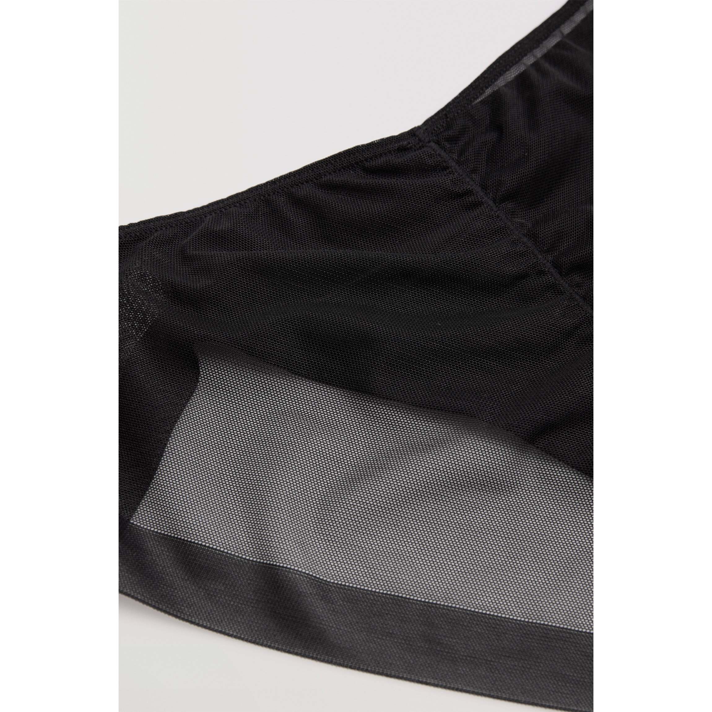 Slip di tulle nere