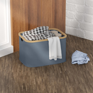 Cesto para Ropa Sucia Plegable Cesto de la Ropa Sucia 36 L con Asas para Baño Dormitorio Lavadero 44,3x33,3x26,5 cm Gris