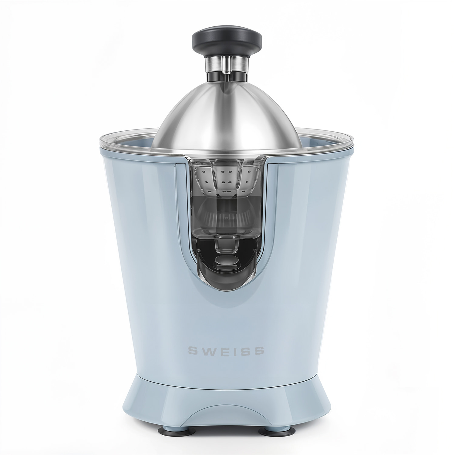 Exprimidor eléctrico ZEST6, SWEISS, Vertedor antigoteo