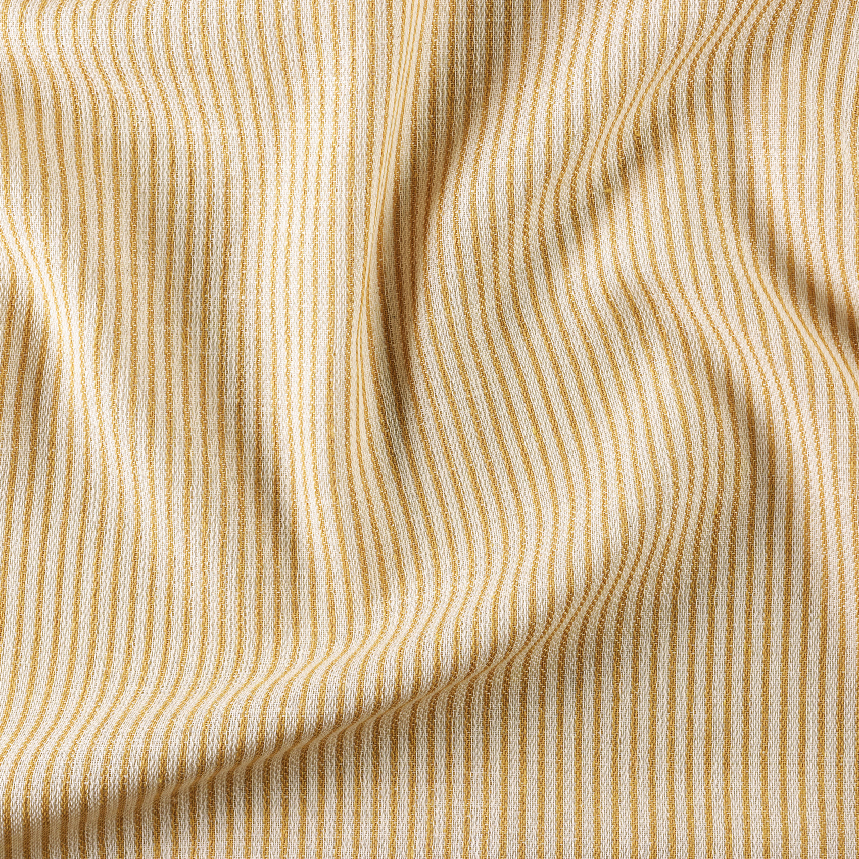 Coussin rayé style bord de mer - Jaune