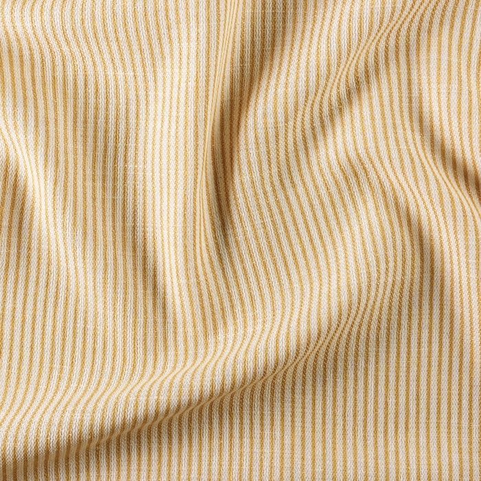 Coussin rayé style bord de mer - Jaune