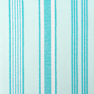 Rideau extérieur déperlant rayé - Turquoise