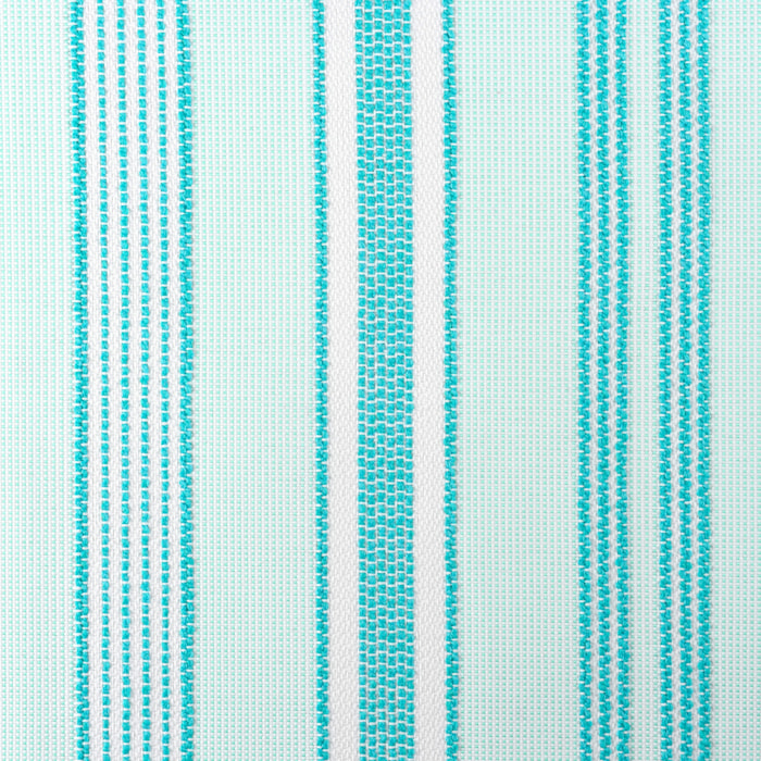 Rideau extérieur déperlant rayé - Turquoise