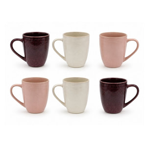 Lot de 6 mugs, TERRA