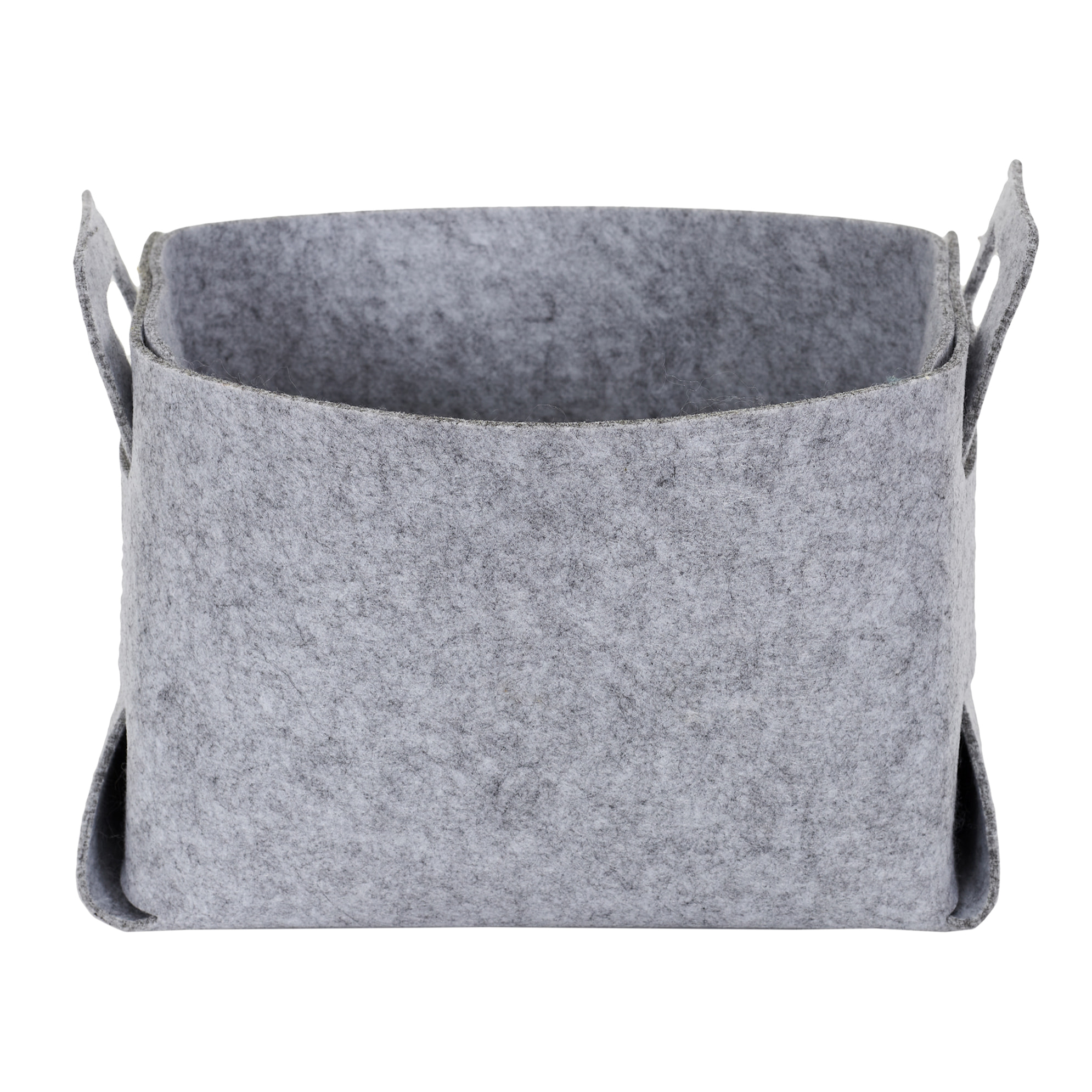 Lot De 3 Rangements En Feutre Pliables