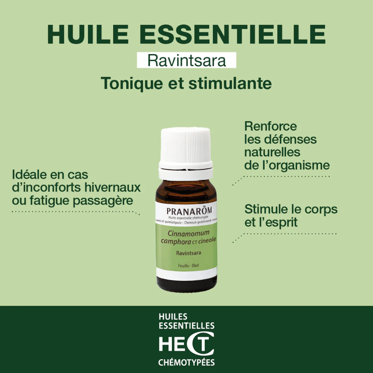 Pranarom - Huile Essentielle de Ravintsara - 10 ml