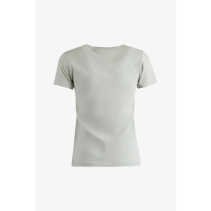 T-shirt Folgore a maniche corte verde donna
