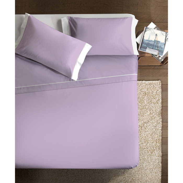 Completo letto Double-Color IPERSAN Glicine/Bianco