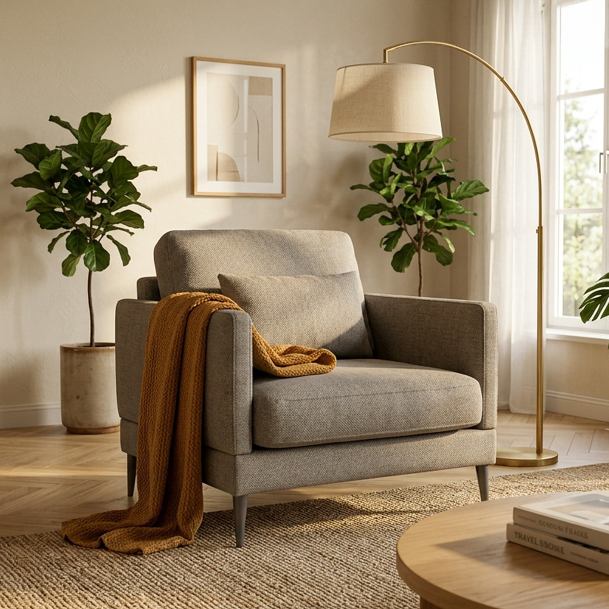 Fauteuil Splendido Tissu - 1 Place