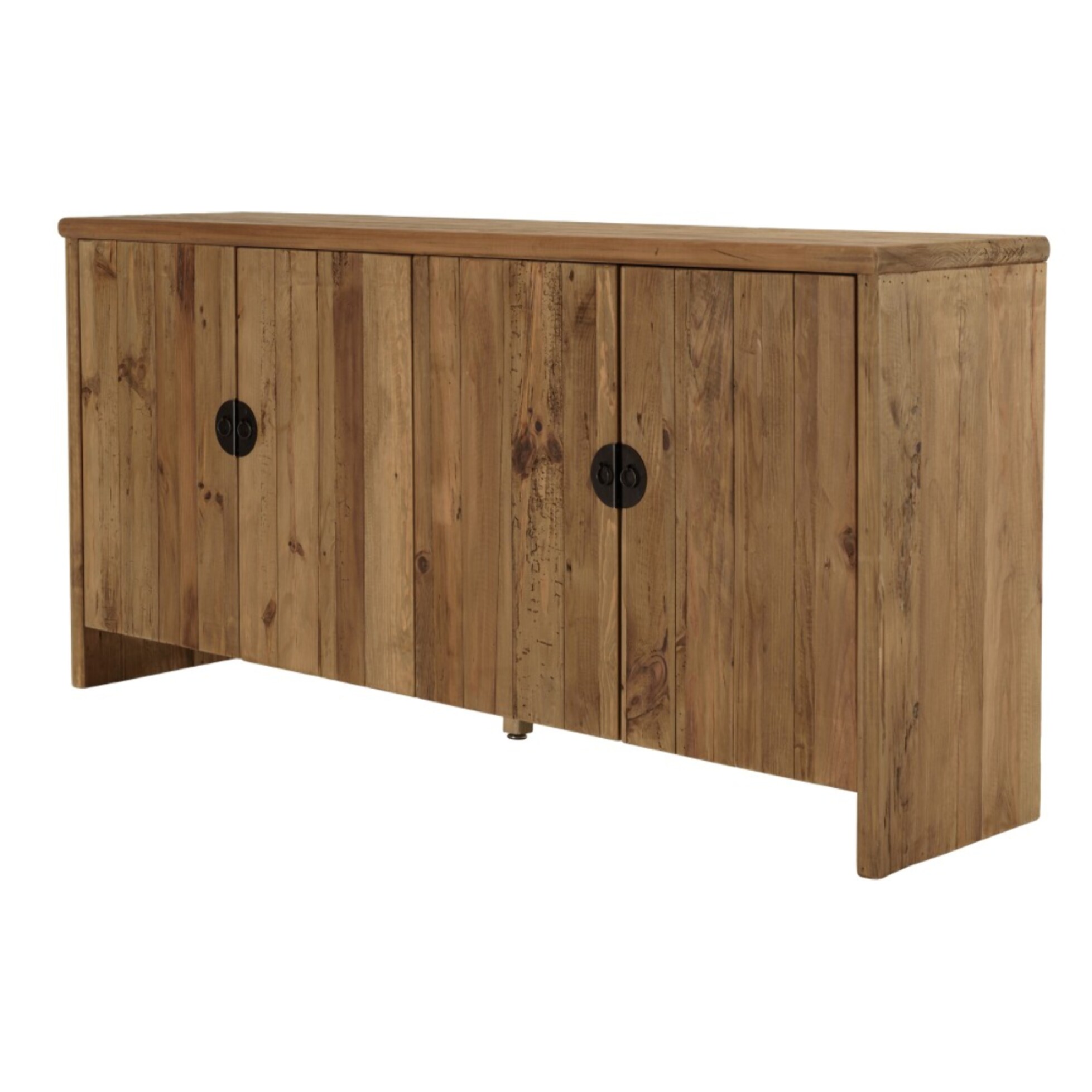 SANDY - Buffet 4 portes bois pin recyclé