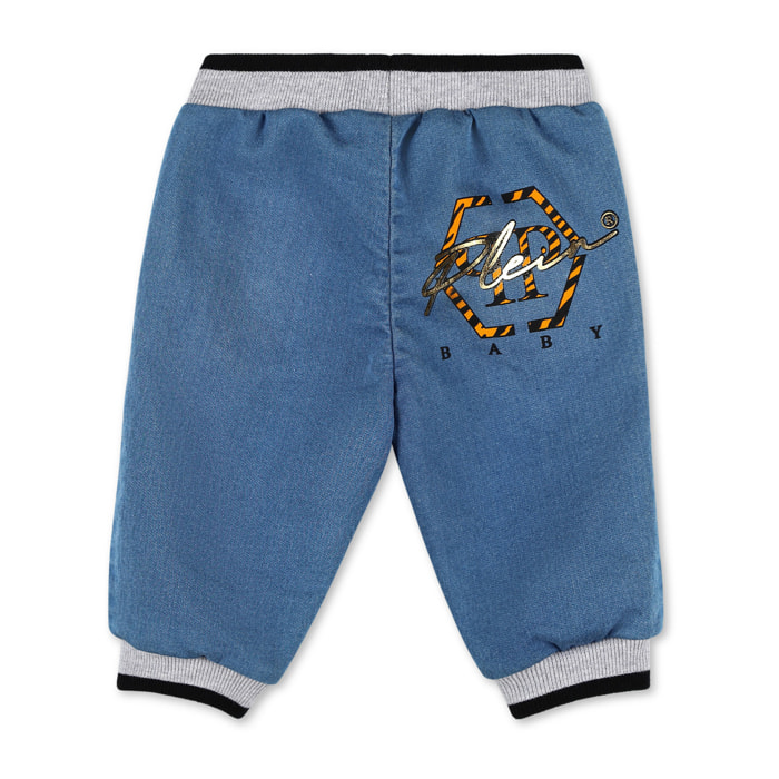 PHILIPP PLEIN Denim Trousers HEXAGON