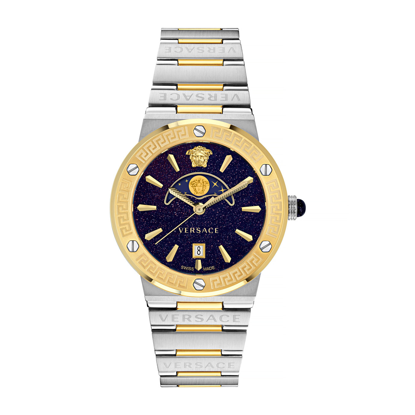 Reloj Versace VE7G00223 Hombre Analogico Cuarzo con Correa de Acero inoxidable