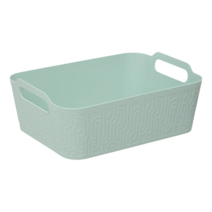 Panier rangement Arche 12L vert céladon